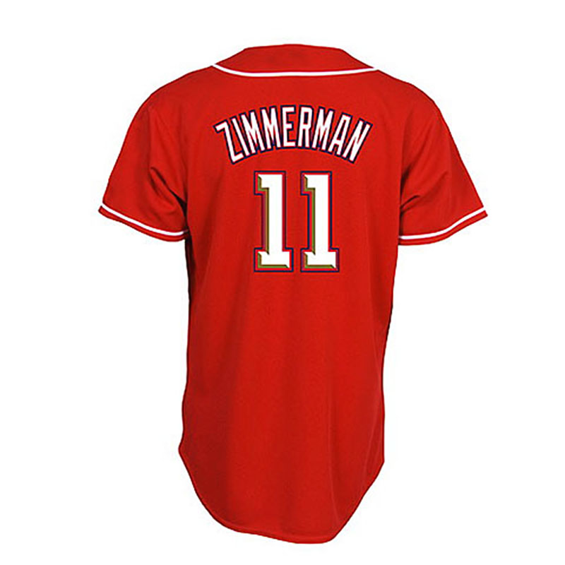 Washington Nationals #11 Ryan Zimmerman Red Jersey