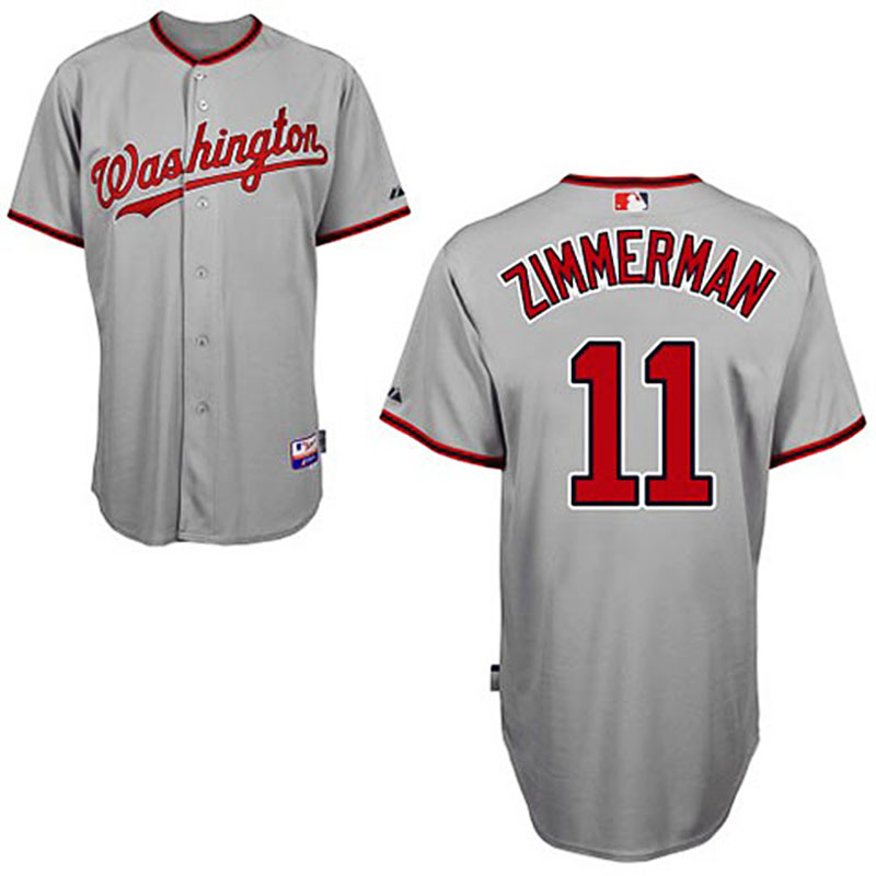 Washington Nationals #11 Ryan Zimmerman White Jersey