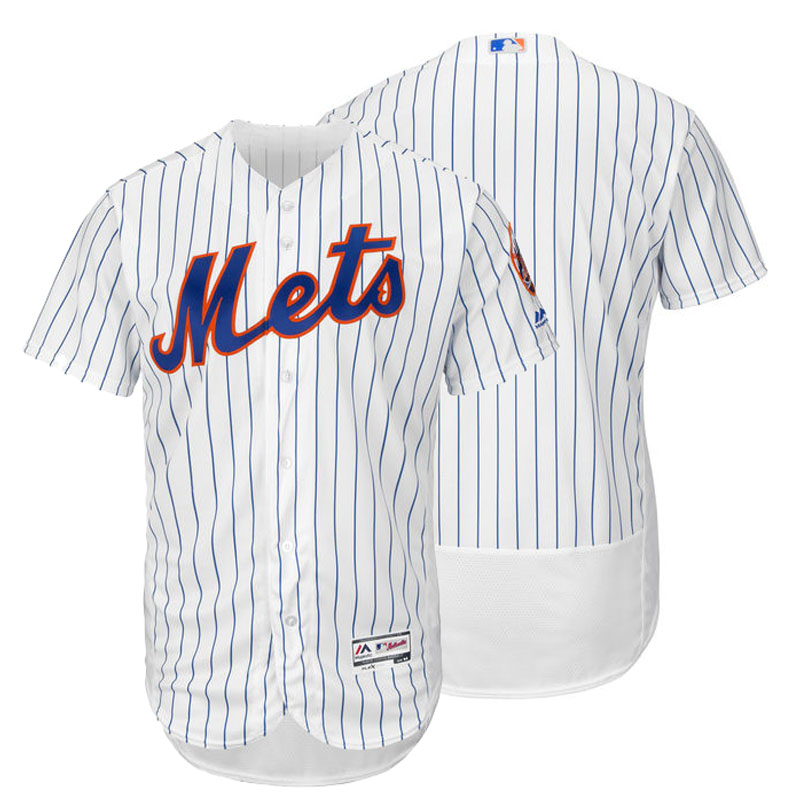 New York Mets White Flexbase Authentic Collection Team Jersey