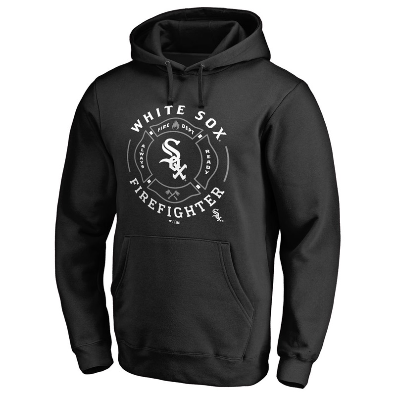 Chicago White Sox Black Firefighter Aunthetic Pullover Hoodie