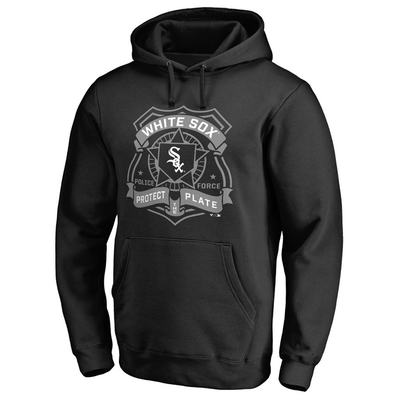 Chicago White Sox Black Police Badge Aunthetic Pullover Hoodie