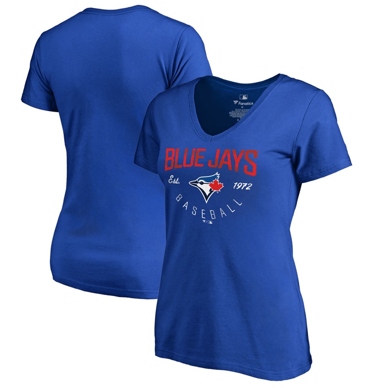 Women Toronto Blue Jays Royal Live For It T-Shirt