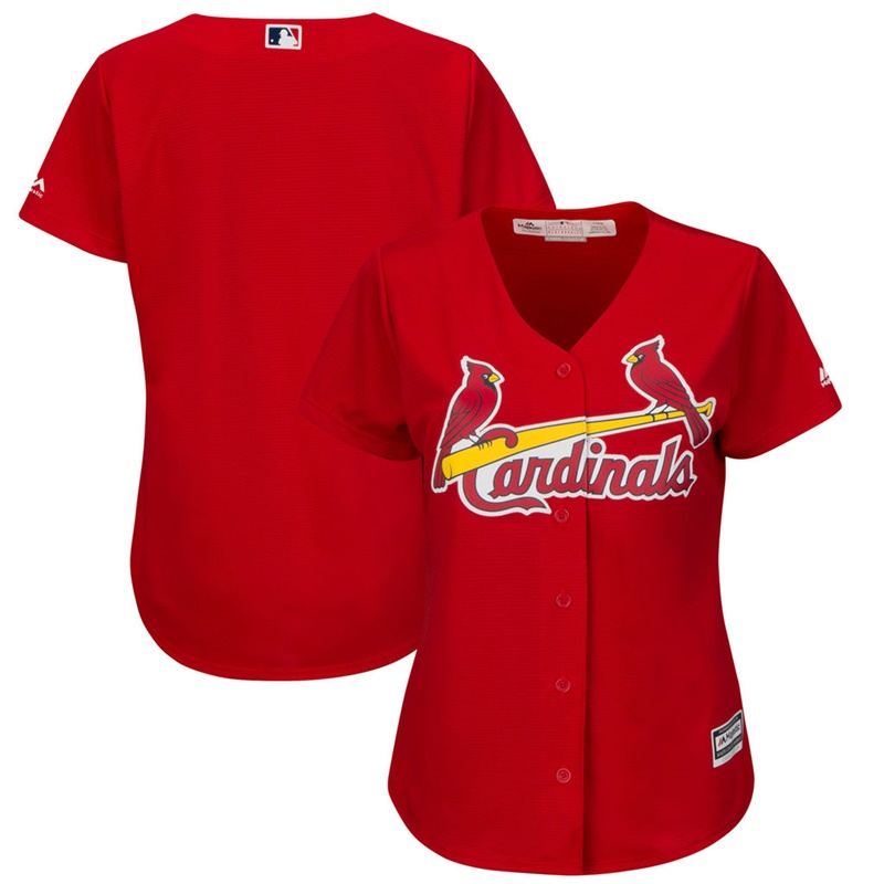 Women St. Louis Cardinals Scarlet Fashion Team Jersey