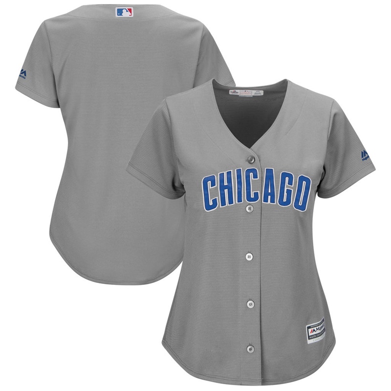 Women Chicago Cubs Gray Replica Alternate Team Jersey