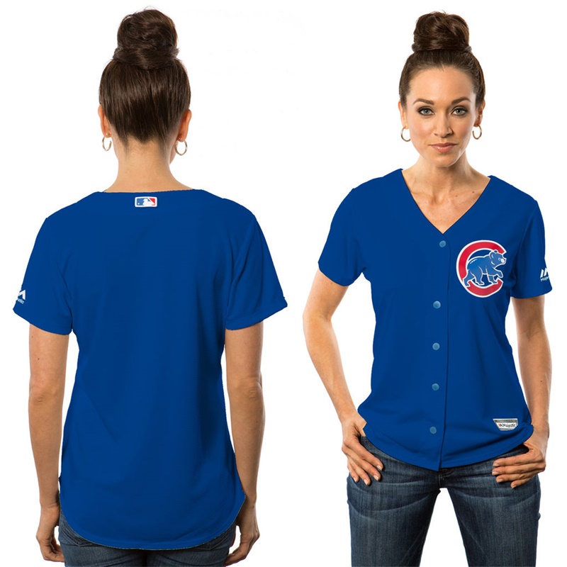 Women Chicago Cubs Royal Alternate Team Jersey