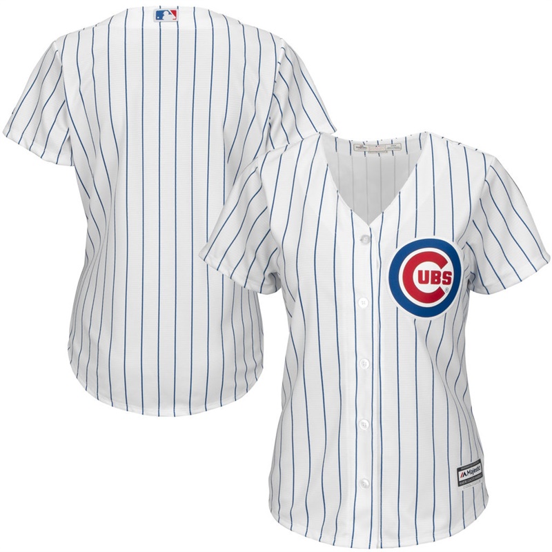 Women Chicago Cubs White Home Team Jersey