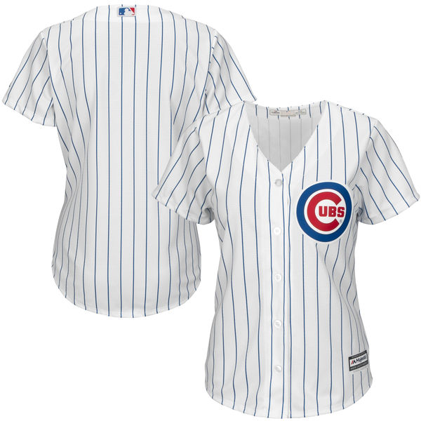 Women's Chicago Cubs White Official Cool Base Team Jersey