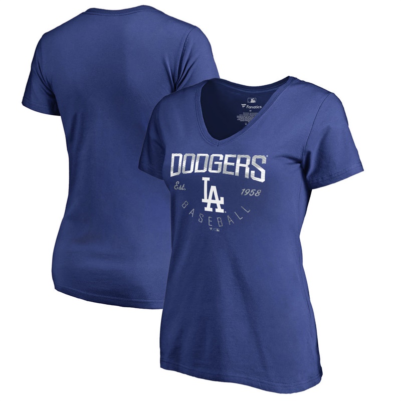 Women Los Angeles Dodgers Royal Live For It T-Shirt