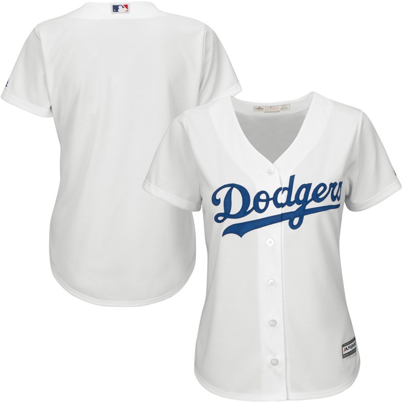 Women Los Angeles Dodgers White Home Team Jersey