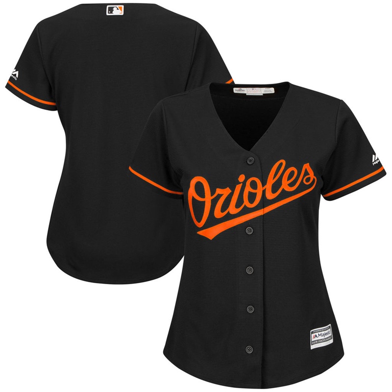 Women Baltimore Orioles Black Replica Alternate Team Jersey