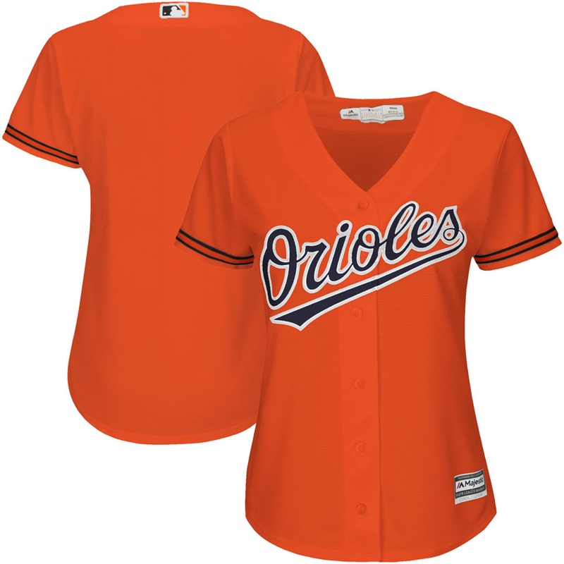 Women Baltimore Orioles Orange Alternate Team Jersey