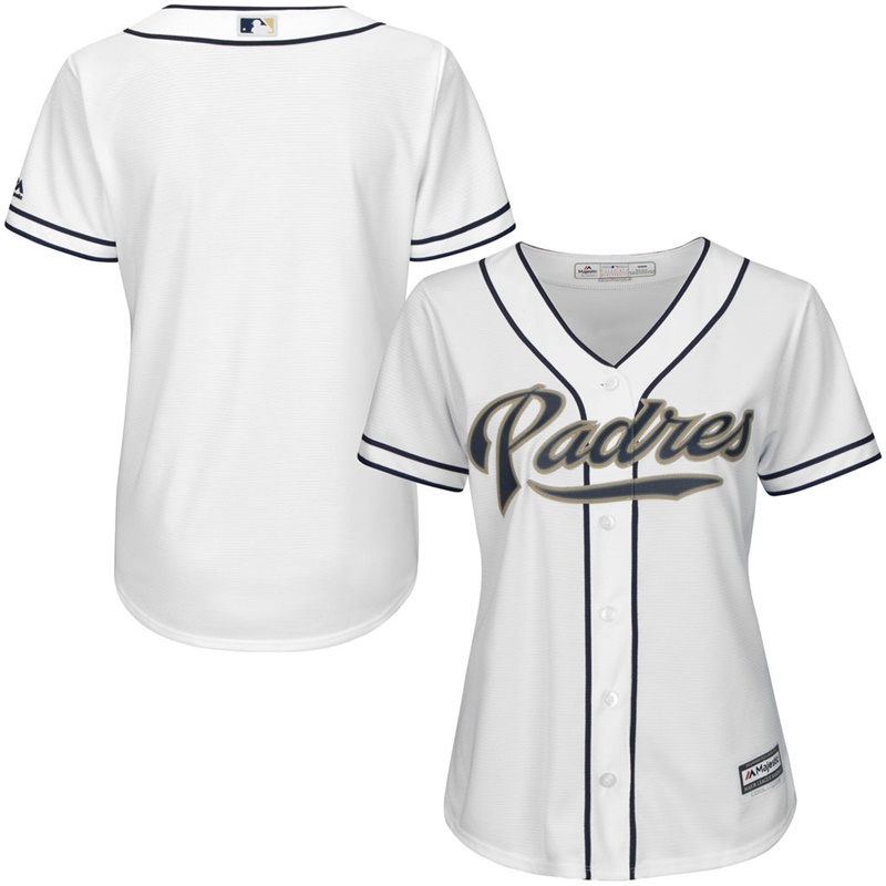 Women San Diego Padres White Home Team Jersey