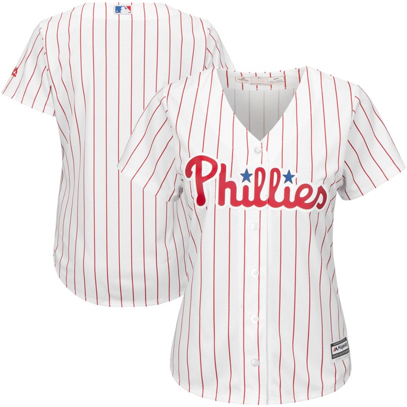 Women Philadelphia Phillies White Home Team Jersey