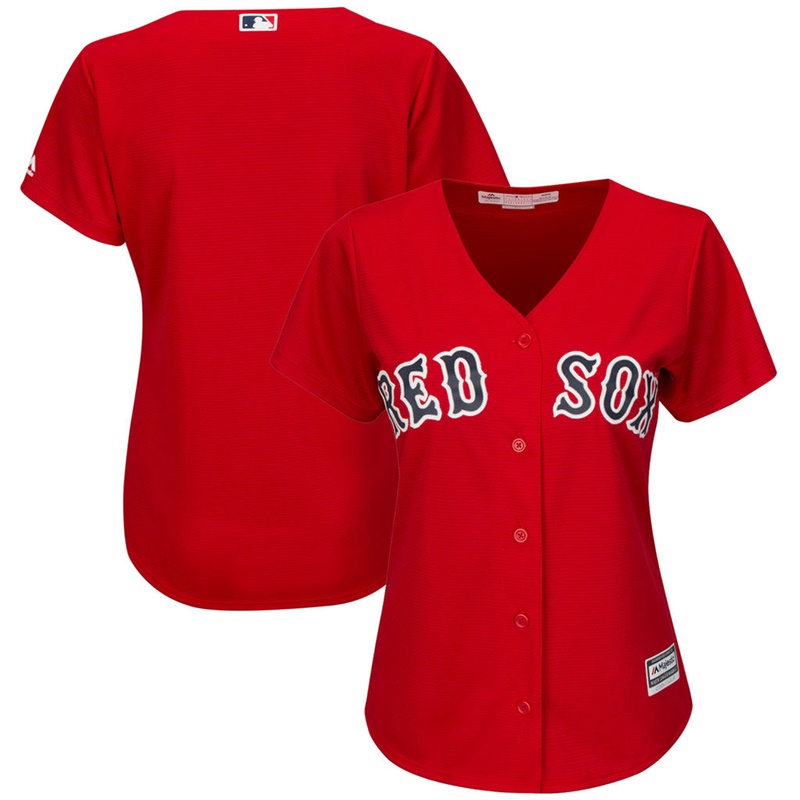 Women Boston Red Sox Scarlet Alternate Team Jersey