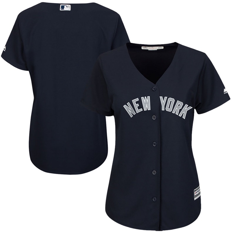 Women New York Yankees Navy Alternate Team Jersey