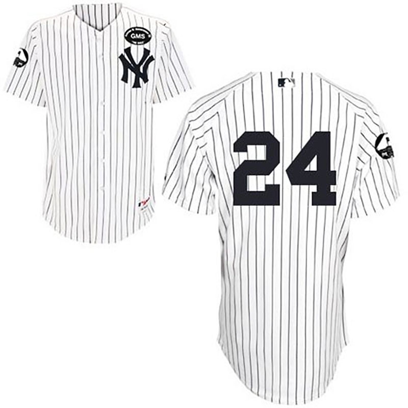 New York Yankees #24 Robinson Cano GMS The Boss White Jersey