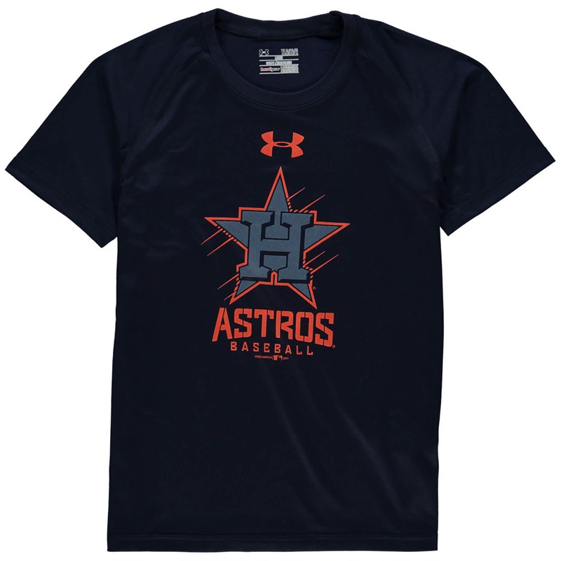 Houston Astros Navy Tech T-Shirt -  Youth