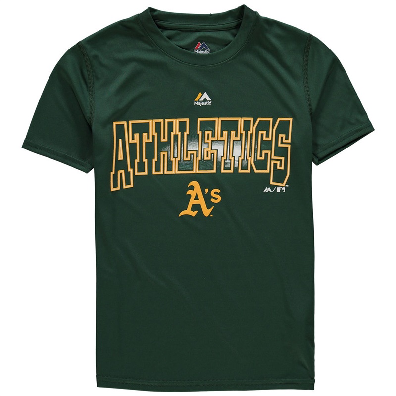 Youth Oakland Athletics Green Light Up the Field T-Shirt