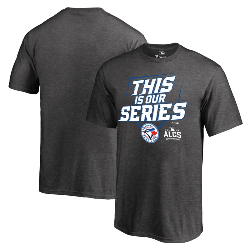 Youth Toronto Blue Jays Heather Gray 2016 League Championship Series Participant T-Shirt