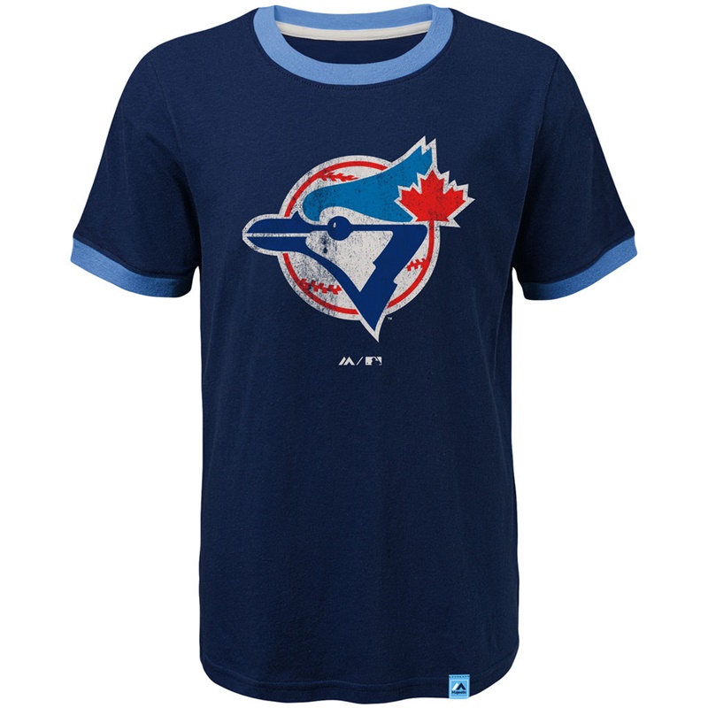 Youth Toronto Blue Jays Navy Cooperstown Collection T-Shirt