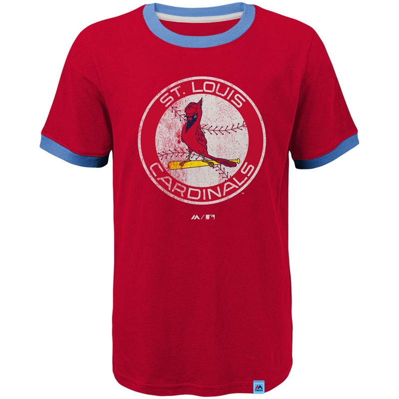 Youth St. Louis Cardinals Red Cooperstown Collection T-Shirt