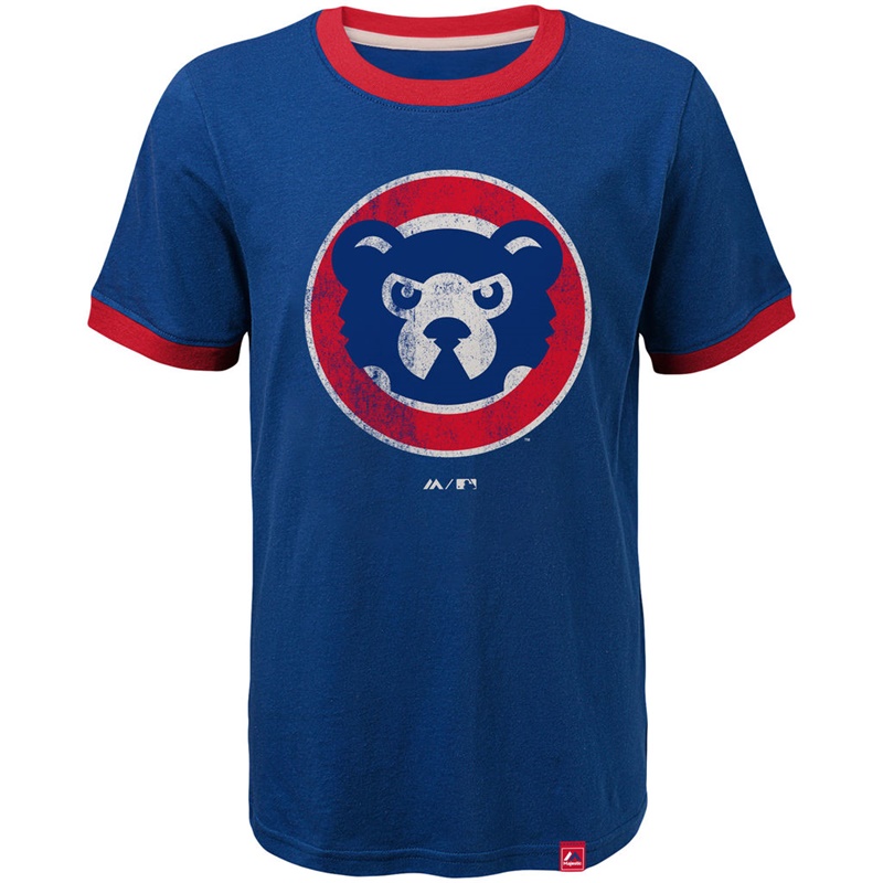 Youth Chicago Cubs Royal Cooperstown Collection T-Shirt