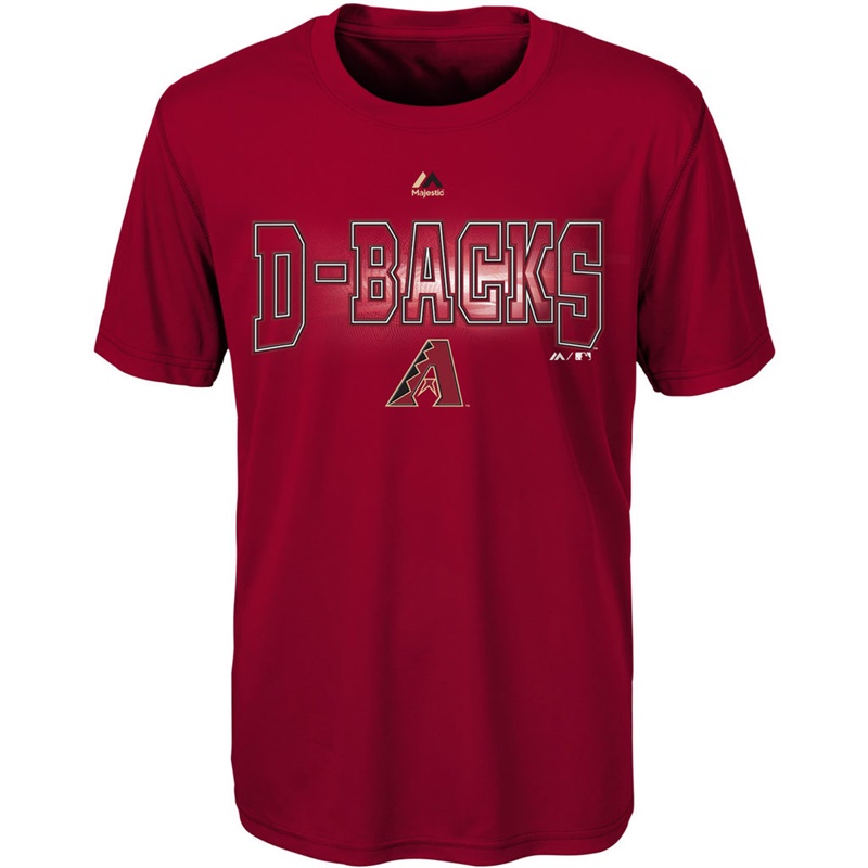 Youth Arizona Diamondbacks Crimson Light Up the Field T-Shirt