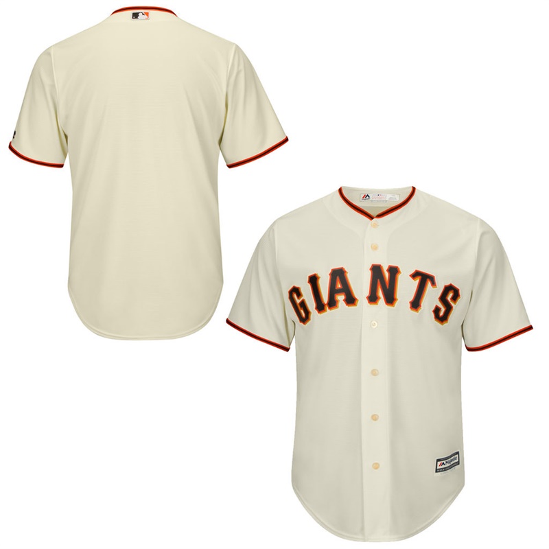 Youth San Francisco Giants Cream Authentic Team Jersey