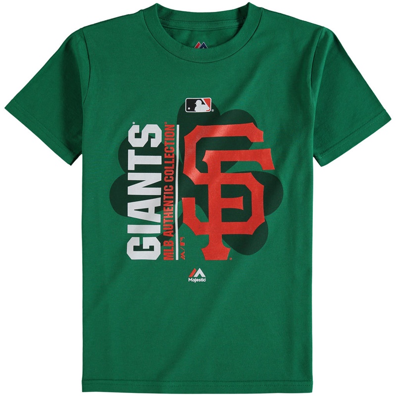 Youth San Francisco Giants Green Authentic Collection Celtic T-Shirt