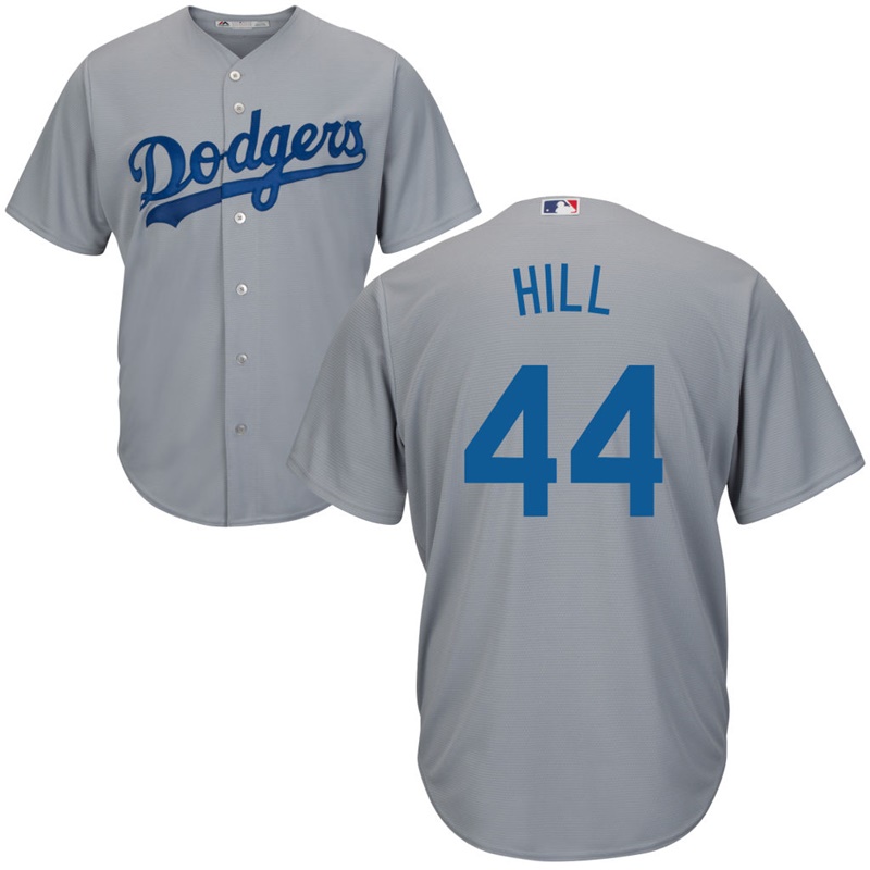 Youth Los Angeles Dodgers Rich Hill #44 Alternate Gray Cool Base Jersey