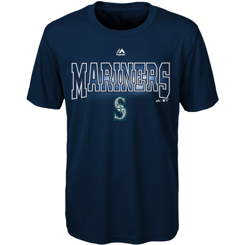 Youth Seattle Mariners Navy Light Up the Field T-Shirt