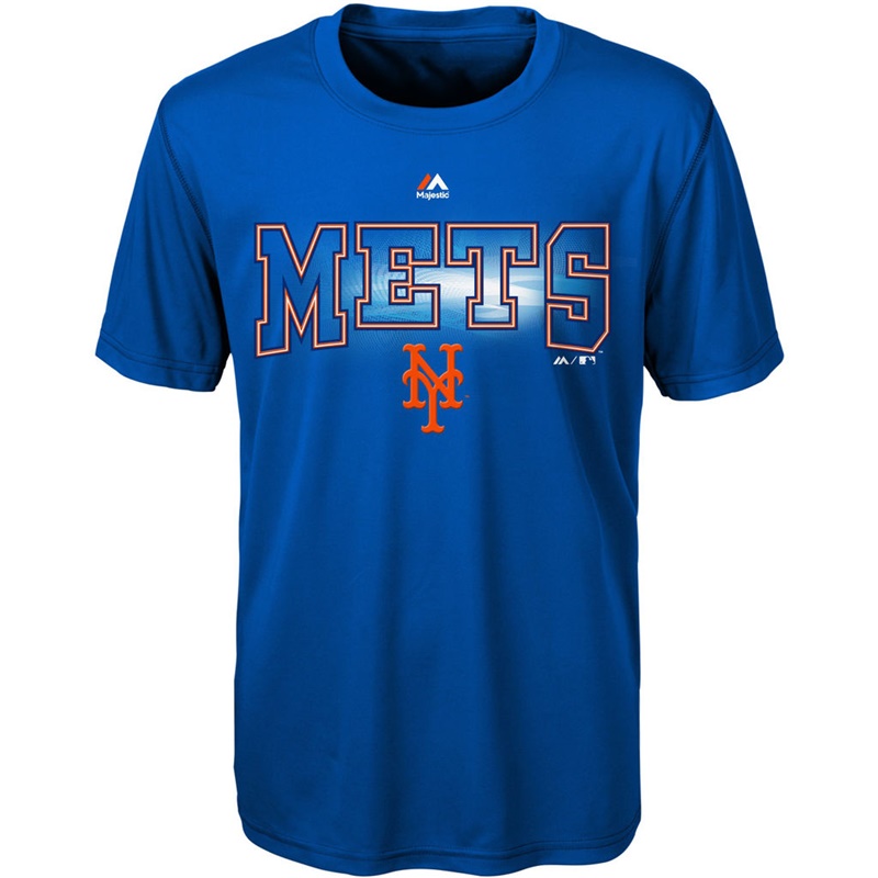 Youth New York Mets Royal Light Up the Field T-Shirt