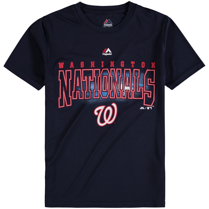 Youth Washington Nationals Navy Light Up the Field T-Shirt