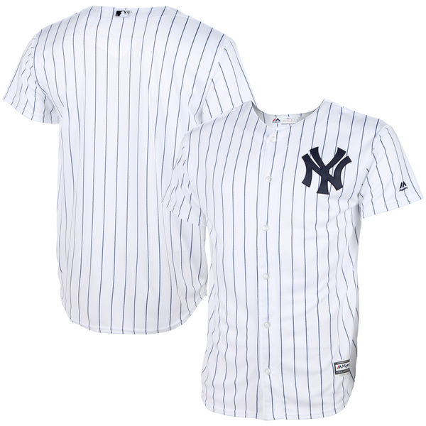 Youth New York Yankees Majestic White Official Cool Base Team Jersey