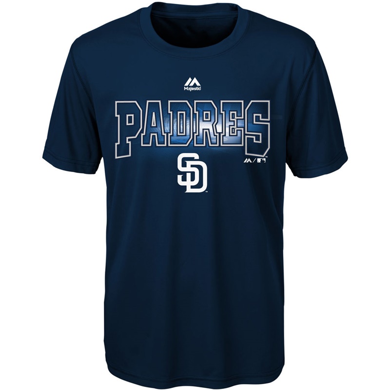 Youth San Diego Padres Navy Light Up the Field T-Shirt