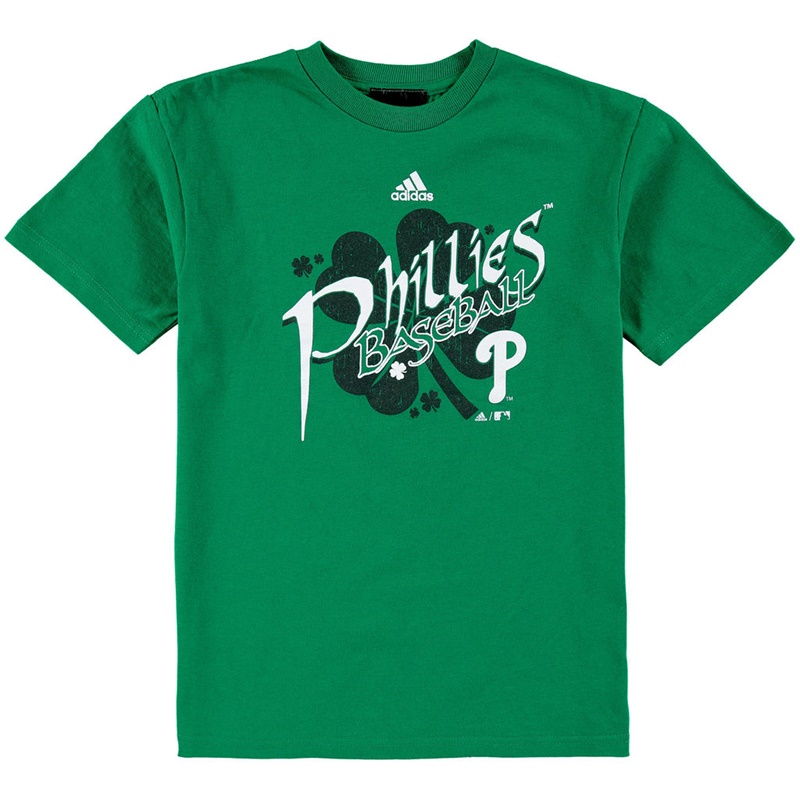 Youth Philadelphia Phillies Green St. Patrick's Day Emerald Field T-Shirt