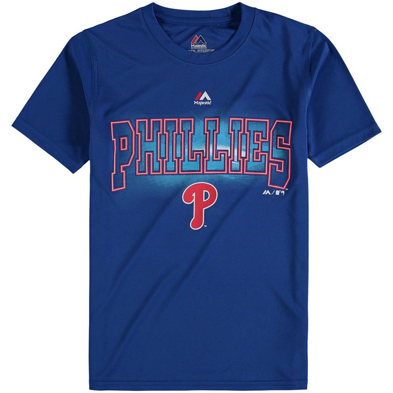 Youth Philadelphia Phillies Royal Light Up the Field T-Shirt