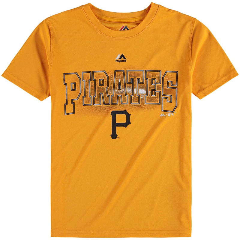 Youth Pittsburgh Pirates Yellow Light Up the Field T-Shirt