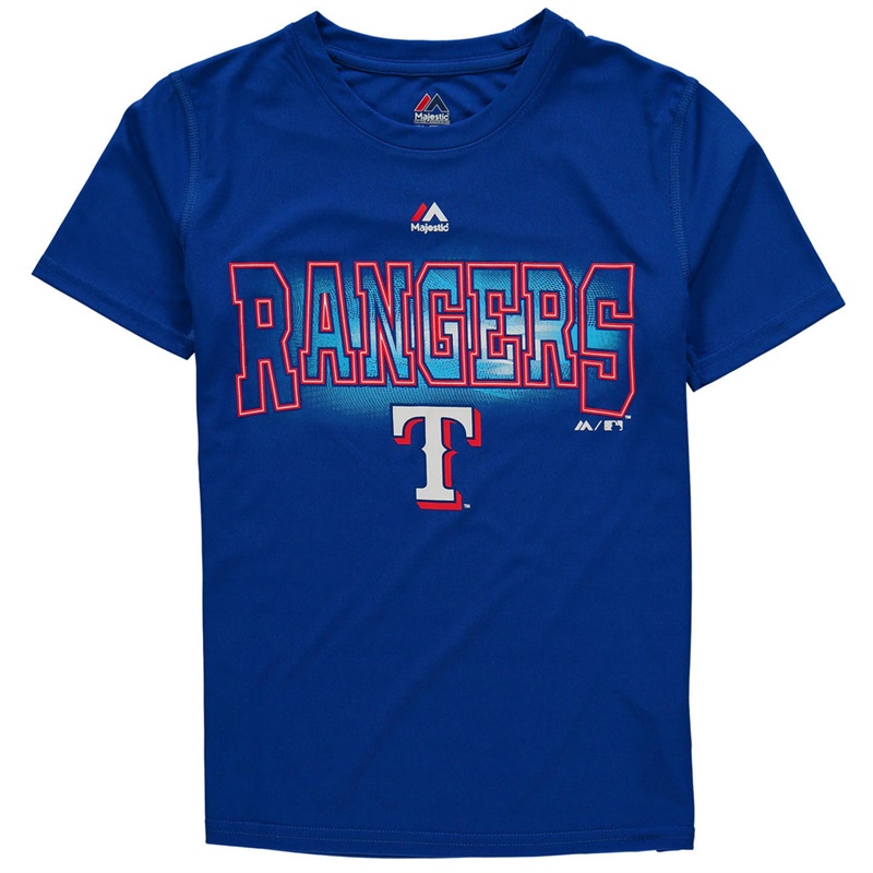 Youth Texas Rangers Royal Light Up the Field T-Shirt