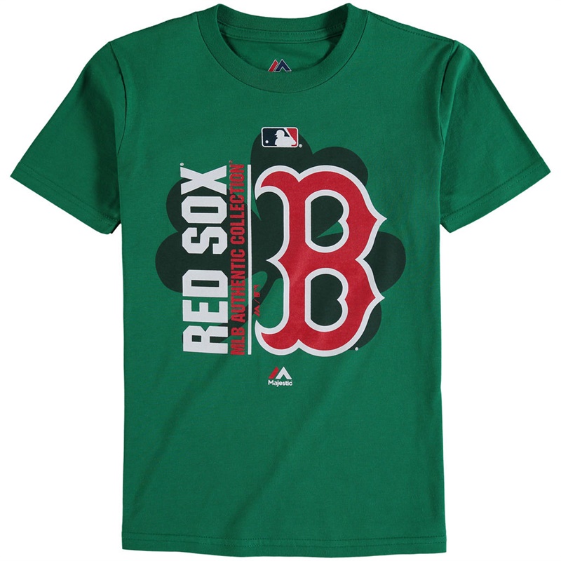 Youth Boston Red Sox Green Authentic Collection Celtic T-Shirt