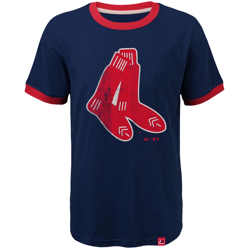 Youth Boston Red Sox Navy Cooperstown Collection T-Shirt