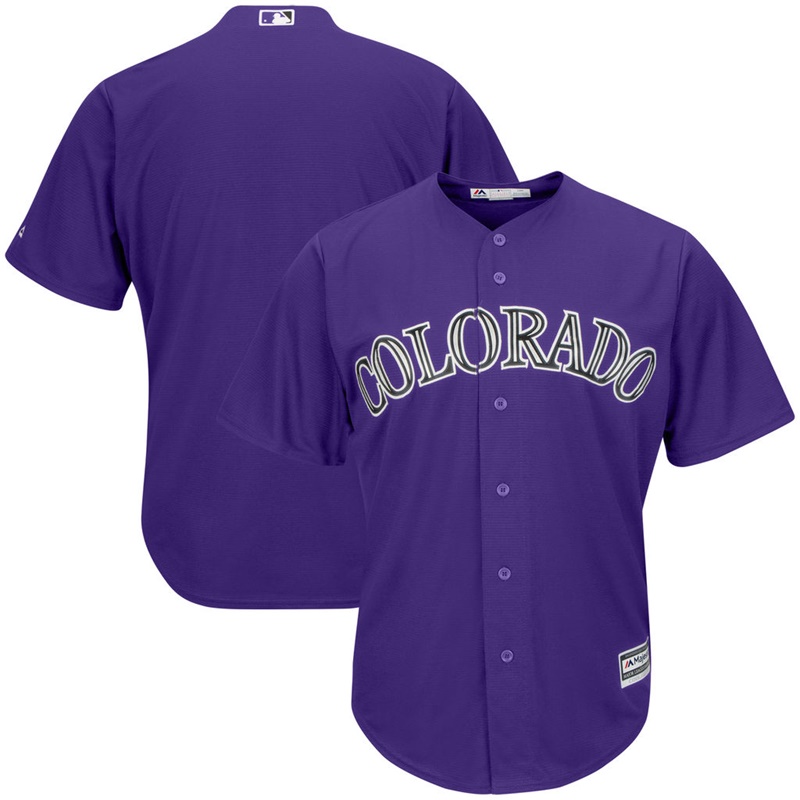 Youth Colorado Rockies Purple Replica Alternate Team Jersey