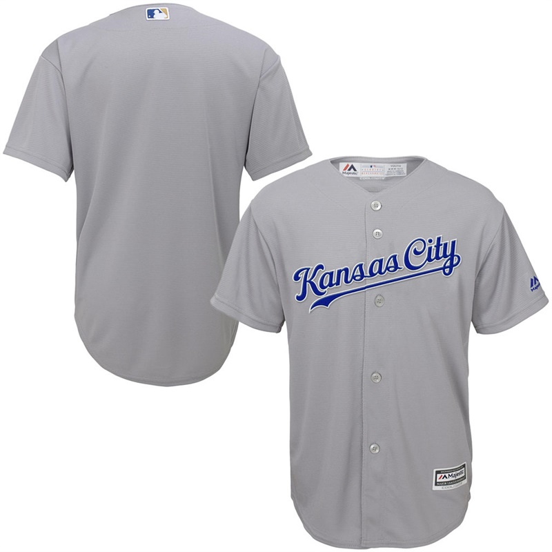 Youth Kansas City Royals Gray Authentic Team Jersey