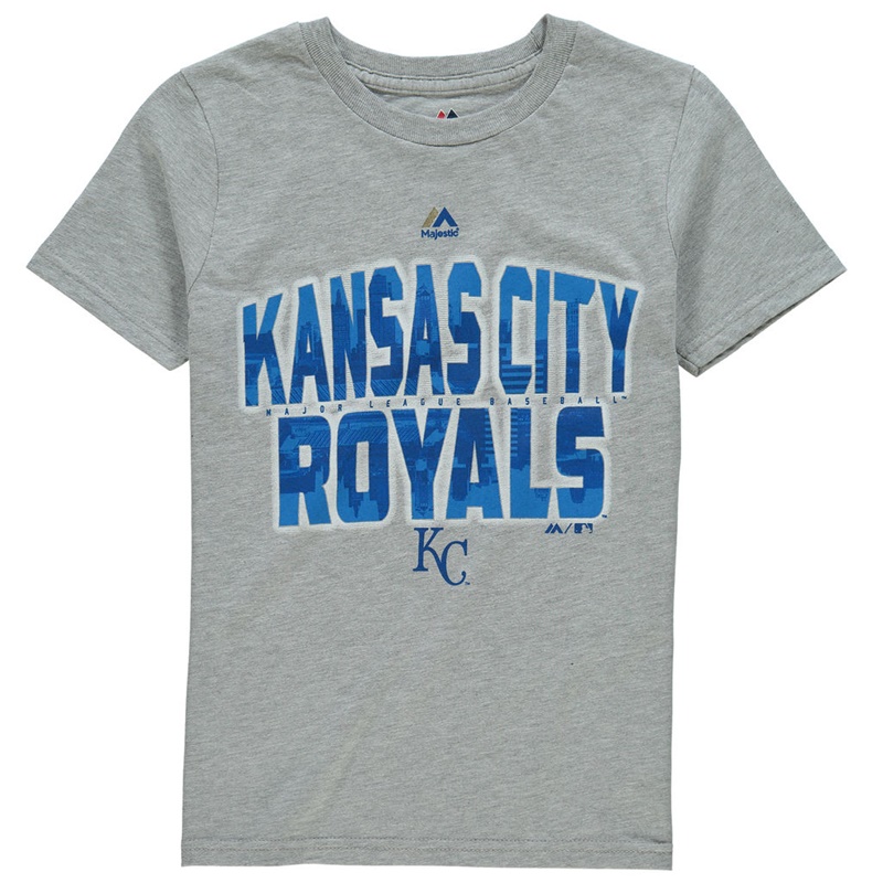 Youth Kansas City Royals Big City Gray T-Shirt