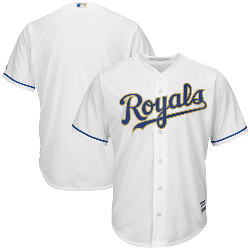 Youth Kansas City Royals White Authentic Team Jersey