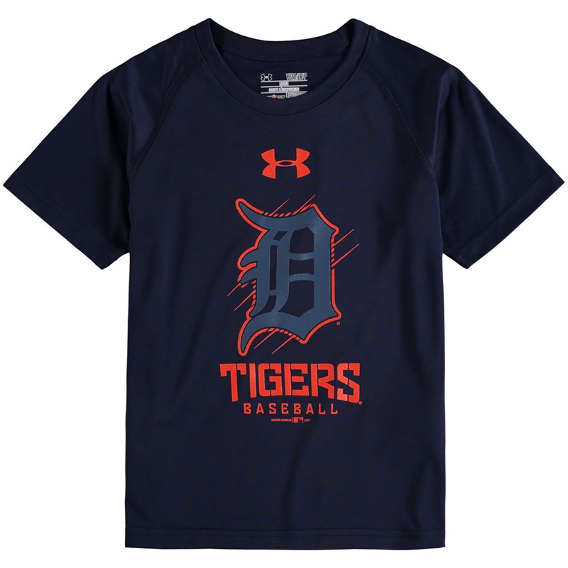 Detroit Tigers Navy Tech T-Shirt -  Youth