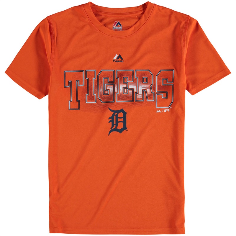 Youth Detroit Tigers Orange Light Up the Field T-Shirt