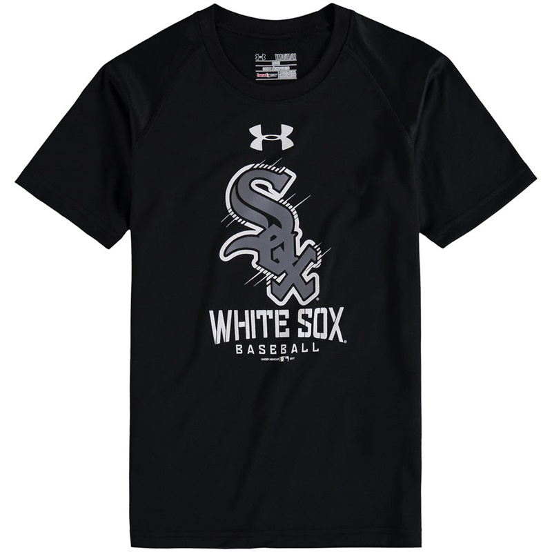 Chicago White Sox Black Tech T-Shirt -  Youth