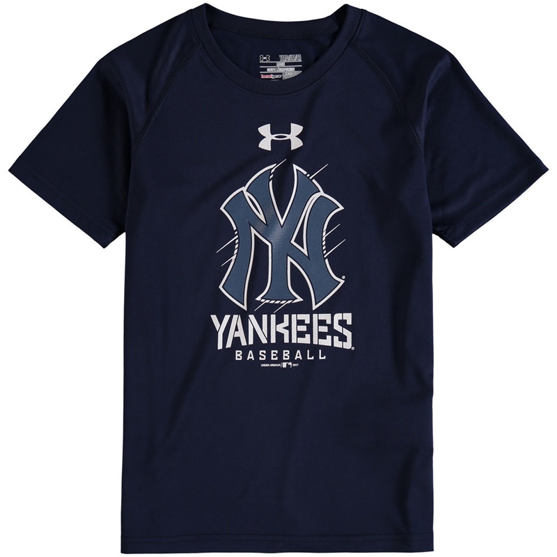 New York Yankees Navy Tech T-Shirt -  Youth