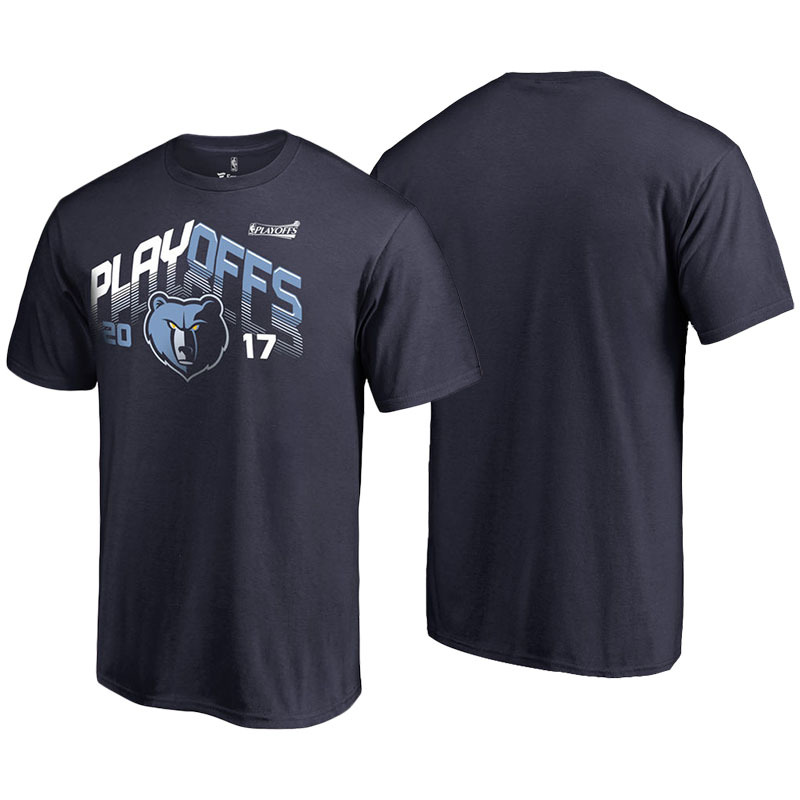 Men's  Memphis Grizzlies Navy T-shirt